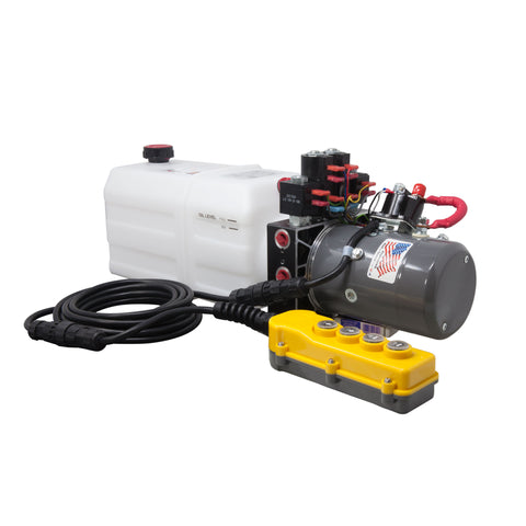 Dual Double-Acting Hydraulic Pump with Remote