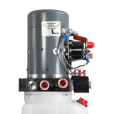 6 Quart 12V KTI Single & Double Hydraulic Pump